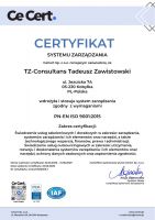 MAMY WDROŻONY SYSTEM ZARZĄDZANIA JAKOŚCIĄ